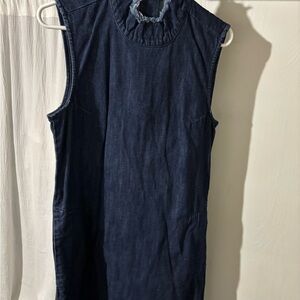 GAP Frayed Edge Denim Top